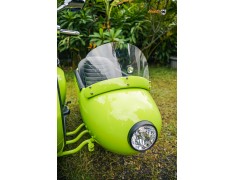 Vespa Primavera with Custom Sidecar Green Edition